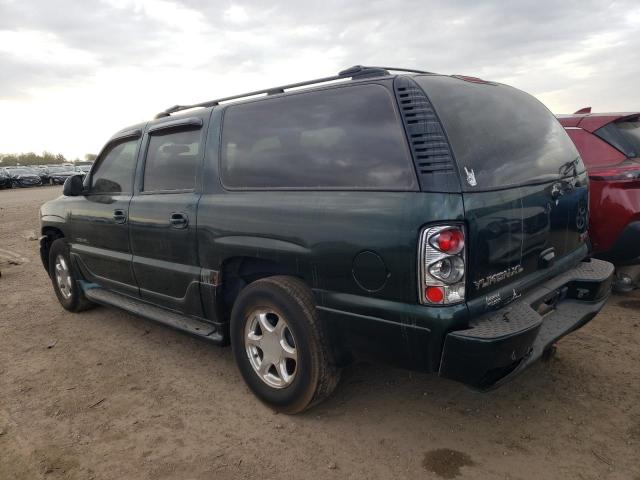 1GKFK66U62J143375 - 2002 GMC DENALI XL K1500 GREEN photo 2