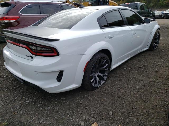 2C3CDXL92NH118806 - 2022 DODGE CHARGER SRT HELLCAT WHITE photo 3