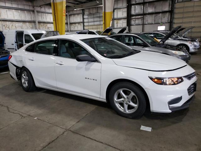 1G1ZC5STXHF261026 - 2017 CHEVROLET MALIBU LS WHITE photo 4