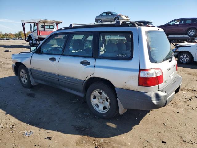 JF1SF63542H701376 - 2002 SUBARU FORESTER L SILVER photo 2