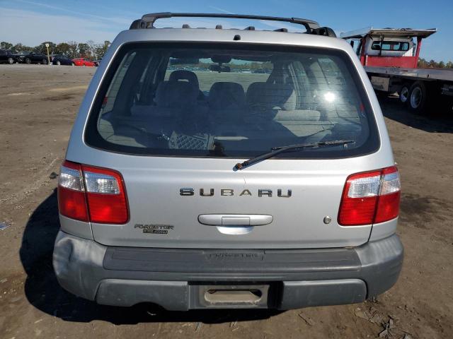 JF1SF63542H701376 - 2002 SUBARU FORESTER L SILVER photo 6