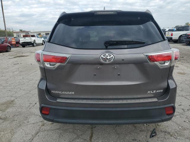 5TDJKRFH1GS308138 - 2016 TOYOTA HIGHLANDER XLE Boz foto 6