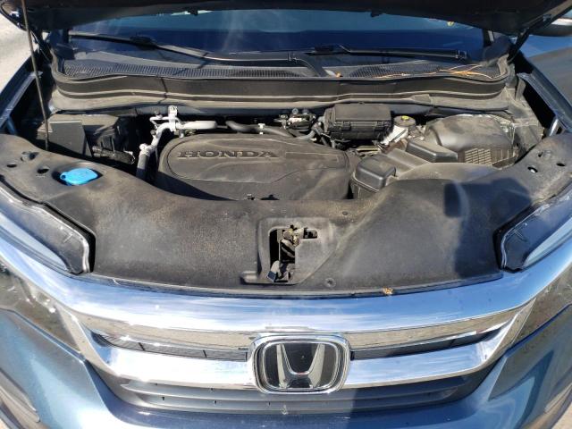 5FNYF6H57MB103069 - 2021 HONDA PILOT EXL TEAL photo 12