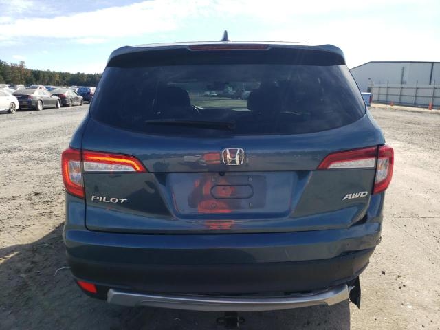 5FNYF6H57MB103069 - 2021 HONDA PILOT EXL TEAL photo 6