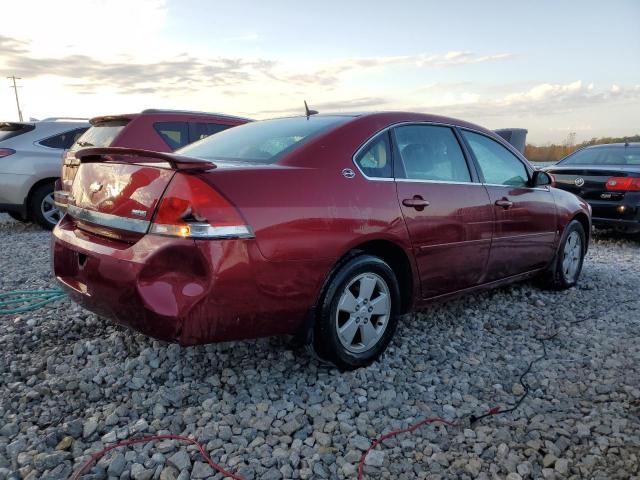 2G1WT58K381270143 - 2008 CHEVROLET IMPALA LT RED photo 3