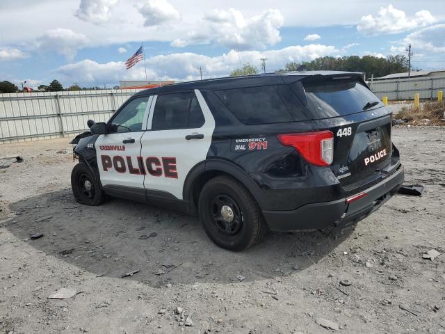 1FM5K8AB5NGA50997 - 2022 FORD EXPLORER POLICE INTERCEPTOR BLACK photo 2