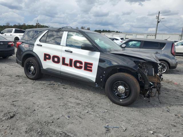 1FM5K8AB5NGA50997 - 2022 FORD EXPLORER POLICE INTERCEPTOR BLACK photo 4