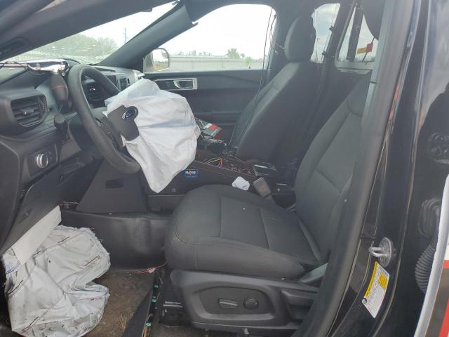 1FM5K8AB5NGA50997 - 2022 FORD EXPLORER POLICE INTERCEPTOR BLACK photo 7