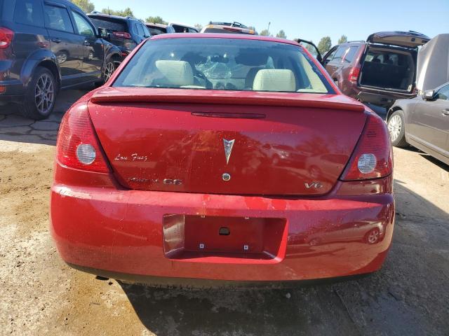 1G2ZG558464111946 - 2006 PONTIAC G6 SE1 RED photo 6