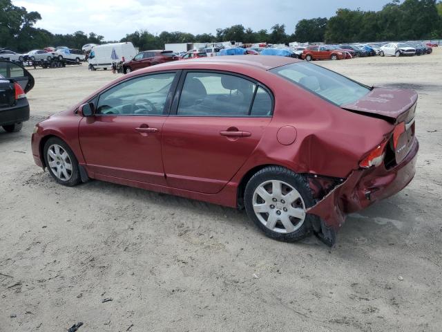 2HGFA1F5XAH562308 - 2010 HONDA CIVIC LX MAROON photo 2