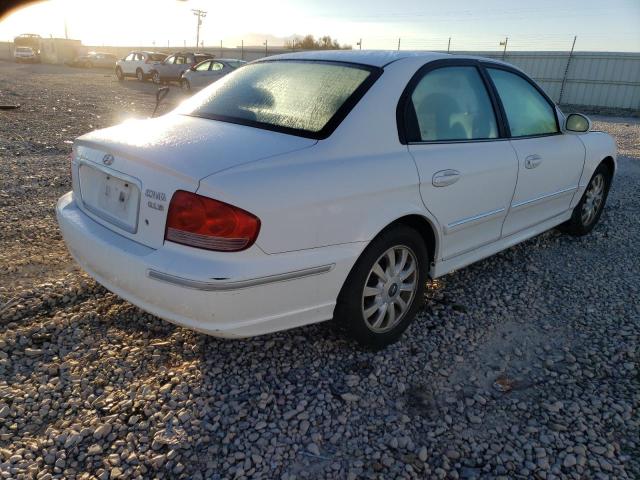 KMHWF35H03A792119 - 2003 HYUNDAI SONATA GLS WHITE photo 3