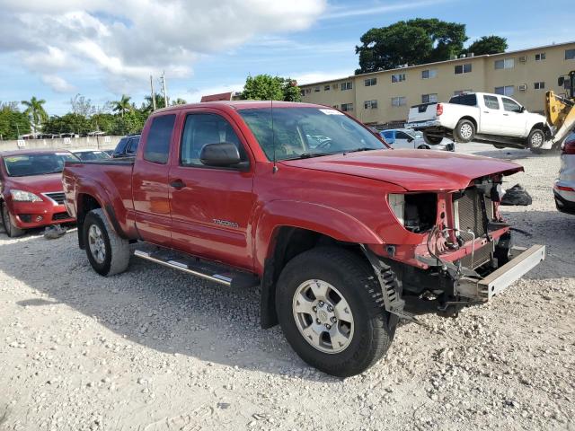 5TFTX4GN2FX047693 - 2015 TOYOTA TACOMA PRERUNNER ACCESS CAB RED photo 4