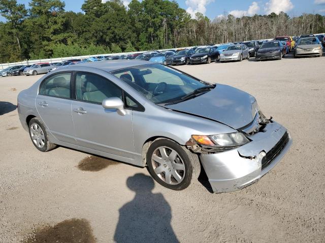 2HGFA16537H309369 - 2007 HONDA CIVIC LX SILVER photo 4