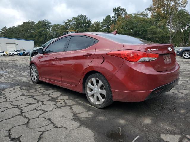 5NPDH4AE5DH336313 - 2013 HYUNDAI ELANTRA GLS BURGUNDY photo 2