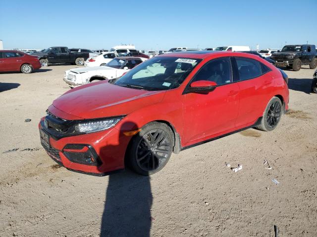 SHHFK7H90MU207638 - 2021 HONDA CIVIC SPORT TOURING RED photo 1