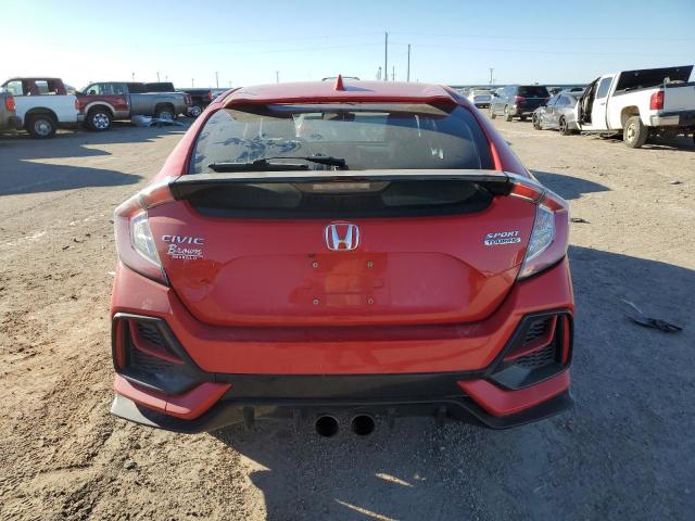 SHHFK7H90MU207638 - 2021 HONDA CIVIC SPORT TOURING RED photo 6