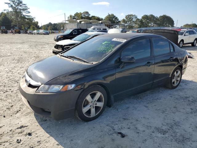 2HGFA16649H332834 - 2009 HONDA CIVIC LX-S BLACK photo 1