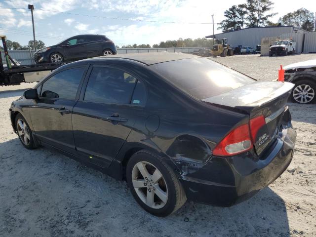 2HGFA16649H332834 - 2009 HONDA CIVIC LX-S BLACK photo 2