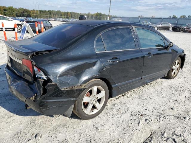 2HGFA16649H332834 - 2009 HONDA CIVIC LX-S BLACK photo 3