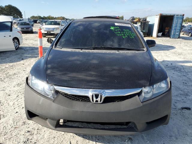 2HGFA16649H332834 - 2009 HONDA CIVIC LX-S BLACK photo 5