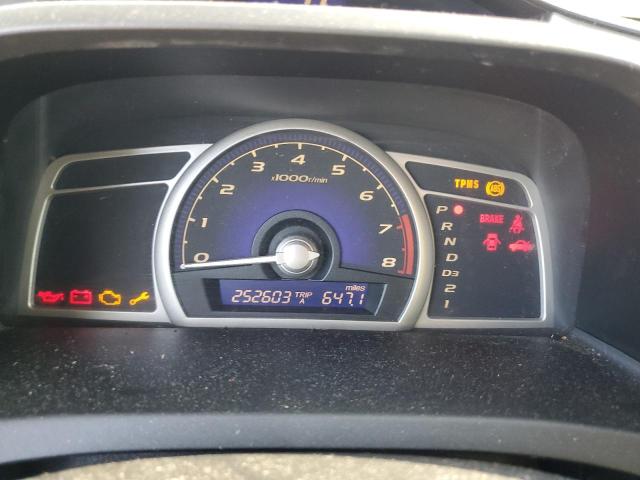 2HGFA16649H332834 - 2009 HONDA CIVIC LX-S BLACK photo 9