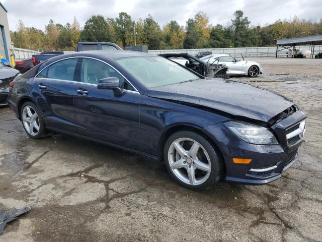 WDDLJ7DB2DA074928 - 2013 MERCEDES-BENZ CLS 550 BLUE photo 4