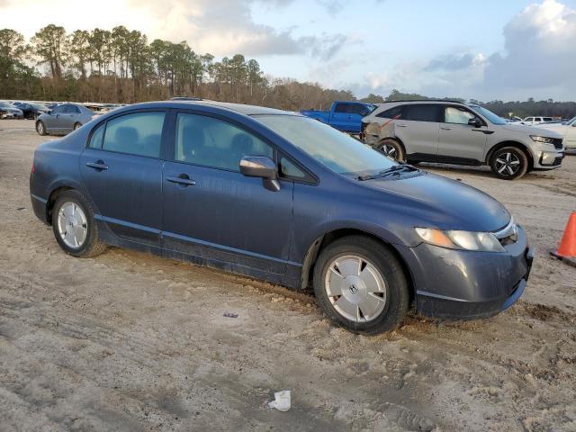 JHMFA36228S006057 - 2008 HONDA CIVIC HYBRID BLUE photo 4