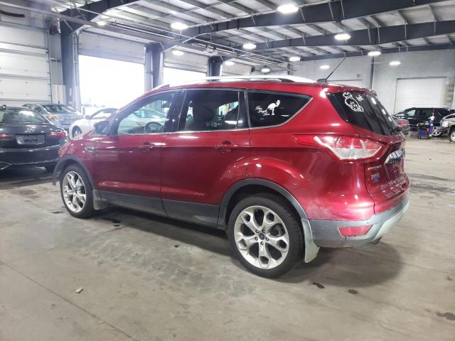 1FMCU9J91EUC66657 - 2014 FORD ESCAPE TITANIUM RED photo 2