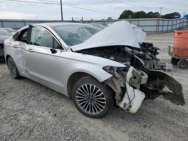 3FA6P0H95HR111444 - 2017 FORD FUSION SE GRAY photo 4