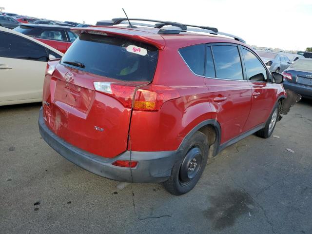 2T3WFREV9FW176406 - 2015 TOYOTA RAV4 XLE RED photo 3