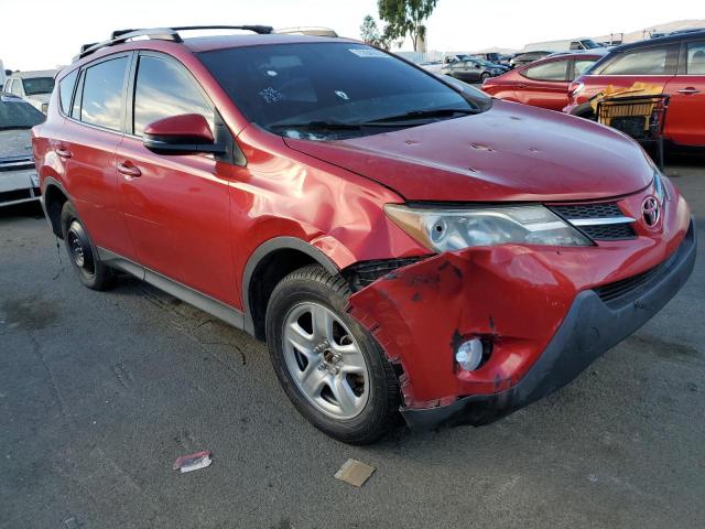 2T3WFREV9FW176406 - 2015 TOYOTA RAV4 XLE RED photo 4