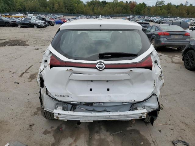 3N1CP5BV7ML522912 - 2021 NISSAN KICKS S WHITE photo 6