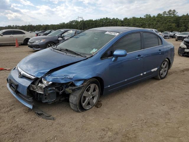 1HGFA16886L025201 - 2006 HONDA CIVIC EX BLUE photo 1