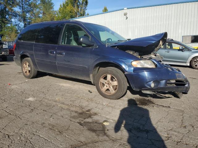 2D4GP44LX5R336020 - 2005 DODGE GRAND CARA SXT BLUE photo 4