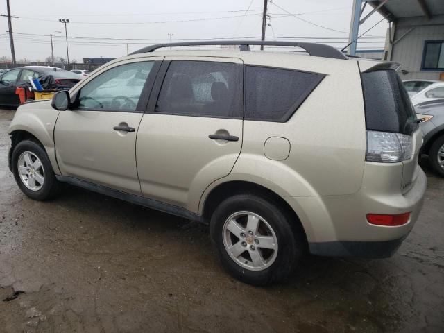 JA4MS31X37Z010899 - 2007 MITSUBISHI OUTLANDER ES ოქროსფერი ფოტო 2