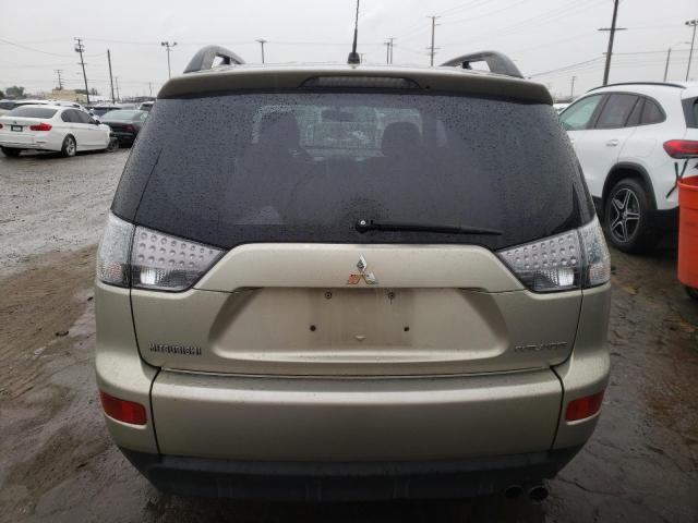 JA4MS31X37Z010899 - 2007 MITSUBISHI OUTLANDER ES ოქროსფერი ფოტო 6