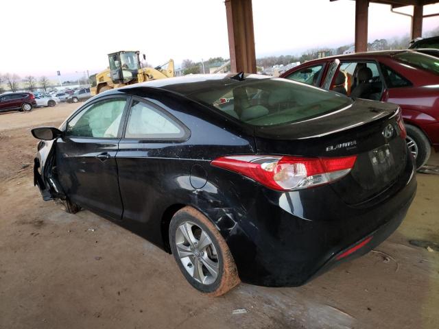 KMHDH6AE0DU000159 - 2013 HYUNDAI ELANTRA CO GS BLACK photo 2