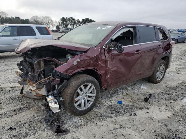 5TDZKRFH6FS104369 - 2015 TOYOTA HIGHLANDER LE BURGUNDY photo 1