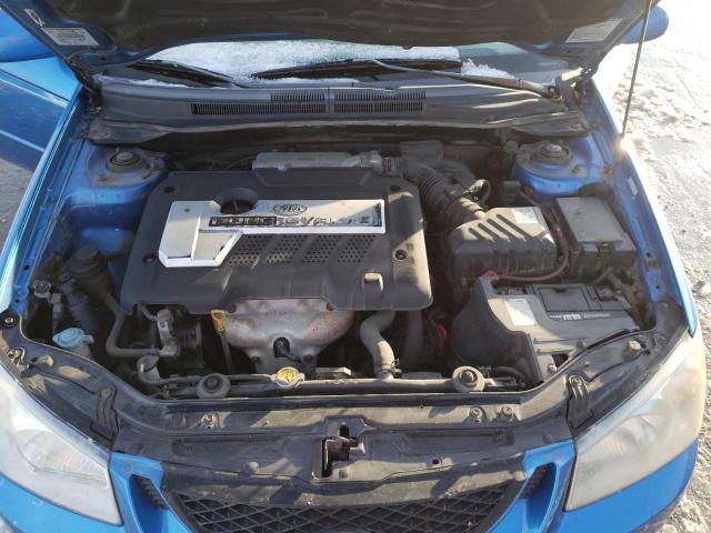 KNAFE162255086414 - 2005 KIA SPECTRA5 BLUE photo 11