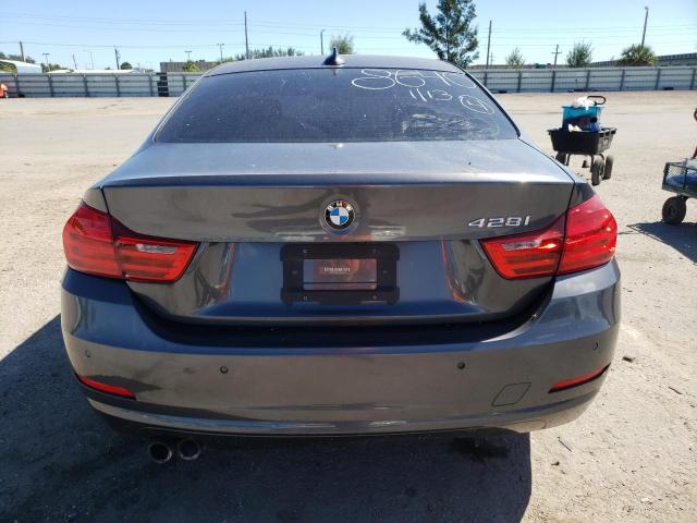 WBA3N7C59GK228640 - 2016 BMW 428 I GRAY photo 6