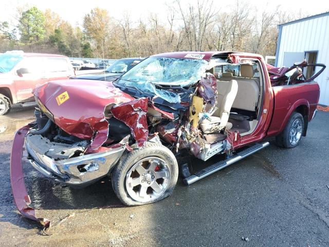 1C6RD7JT6CS203777 - 2012 DODGE RAM 1500 LARAMIE BURGUNDY photo 1