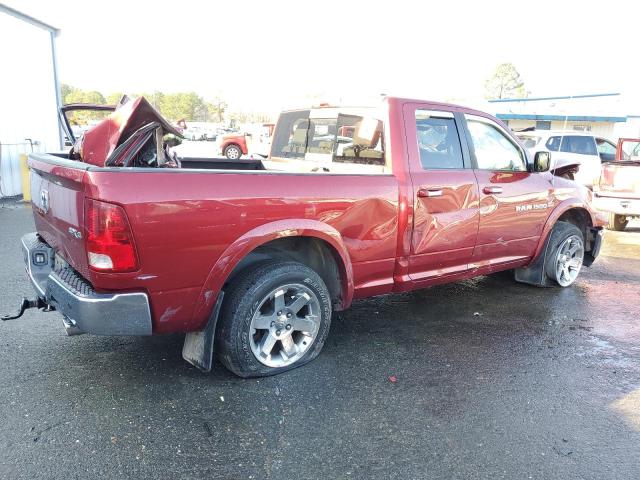 1C6RD7JT6CS203777 - 2012 DODGE RAM 1500 LARAMIE BURGUNDY photo 3