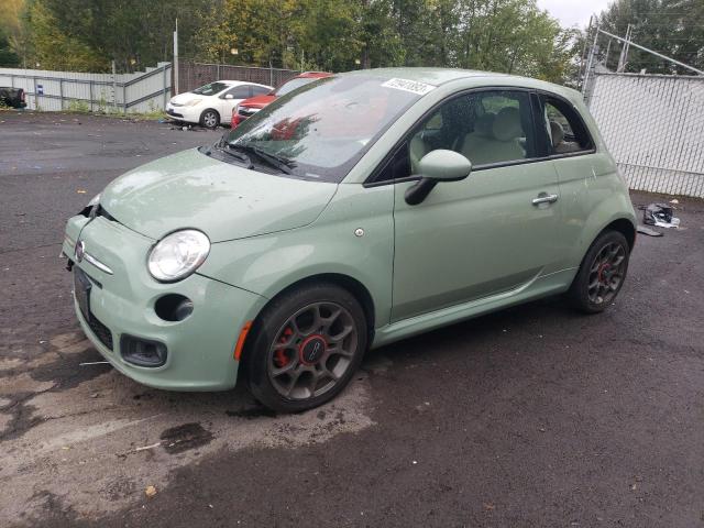 3C3CFFBR6FT555903 - 2015 FIAT 500 SPORT GREEN photo 1