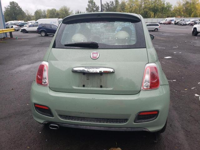 3C3CFFBR6FT555903 - 2015 FIAT 500 SPORT GREEN photo 6