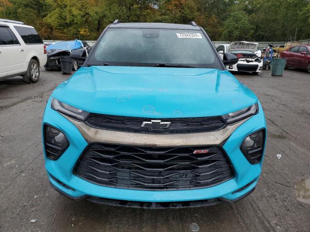 KL79MTSLXMB080175 - 2021 CHEVROLET TRAILBLAZE RS TURQUOISE photo 5