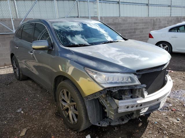 5FRYD3H42FB009596 - 2015 ACURA MDX TECHNOLOGY CHARCOAL photo 4