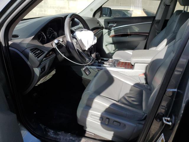 5FRYD3H42FB009596 - 2015 ACURA MDX TECHNOLOGY CHARCOAL photo 7