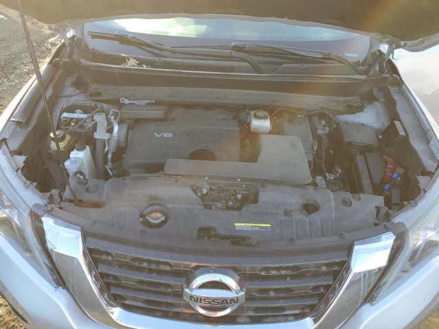 5N1DR2MM3HC617186 - 2017 NISSAN PATHFINDER S SILVER photo 12