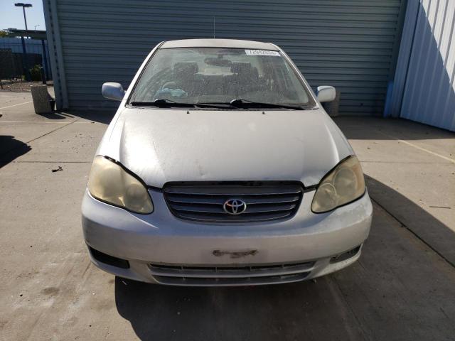 JTDBR32E130040679 - 2003 TOYOTA COROLLA CE SILVER photo 5