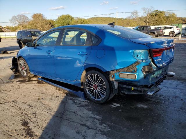 3KPF44AC9PE511917 - 2023 KIA FORTE GT BLUE photo 2